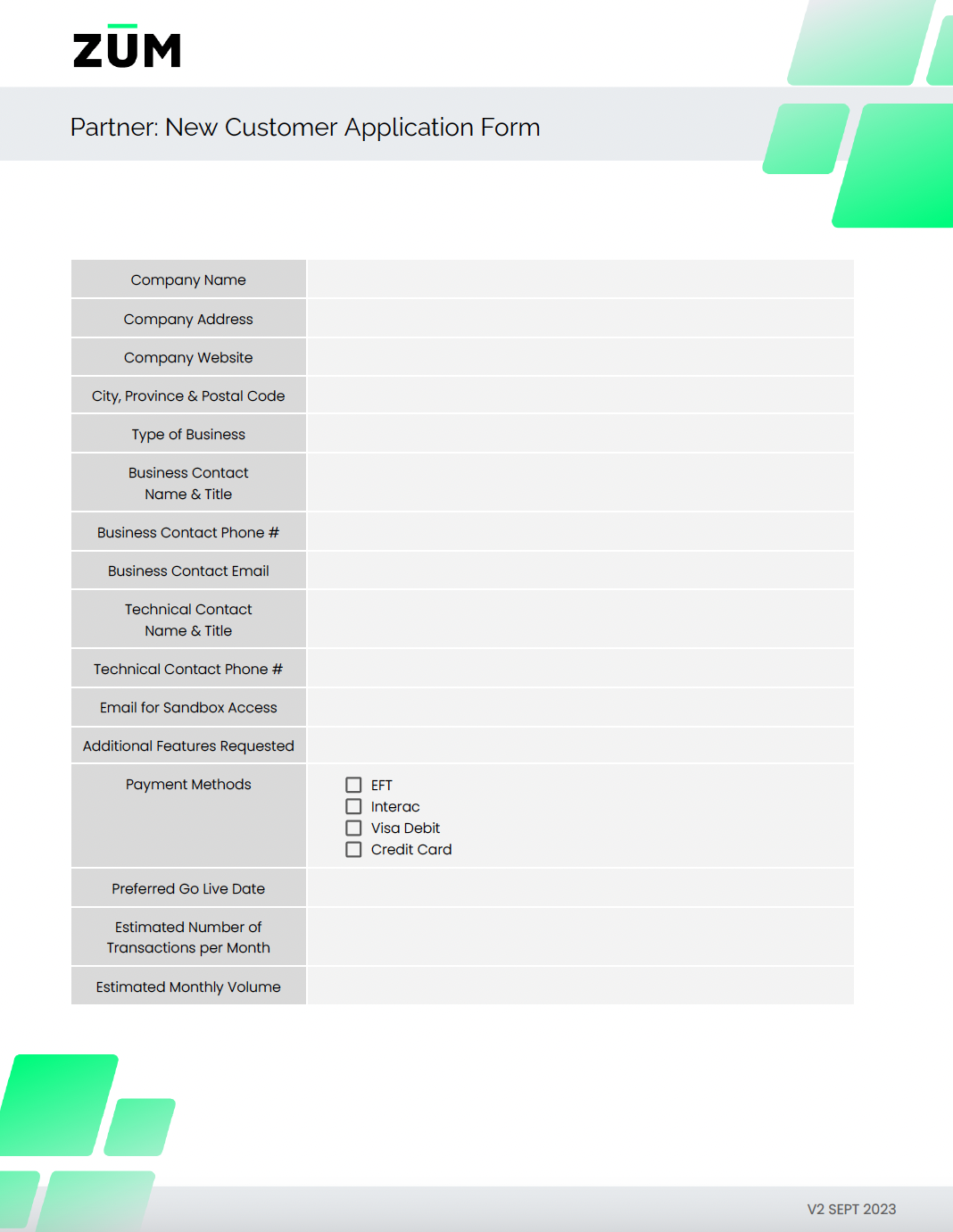 Submitting a Partner Customer Onboarding Form